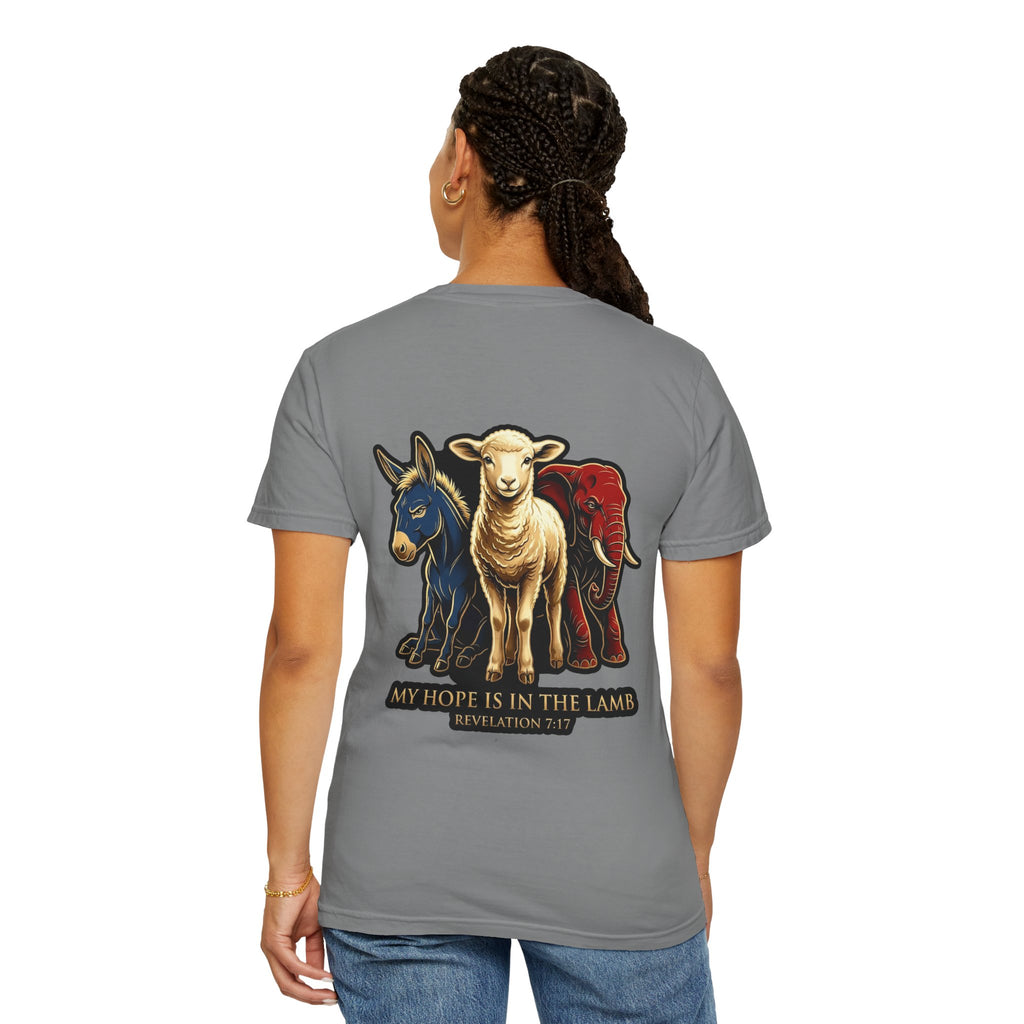 Christian Lamb Tee — "My Hope Is In The Lamb" Graphic T-Shirt
