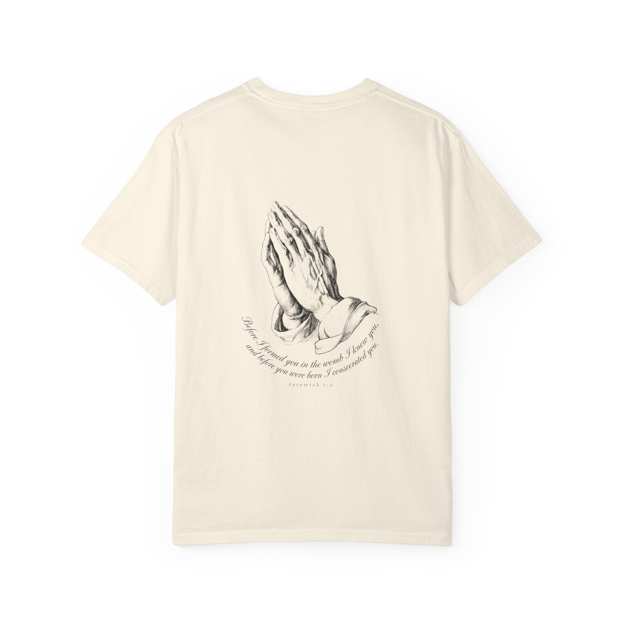 Praying Hands Graphic T-Shirt – Spiritual Vintage Prayer Tee