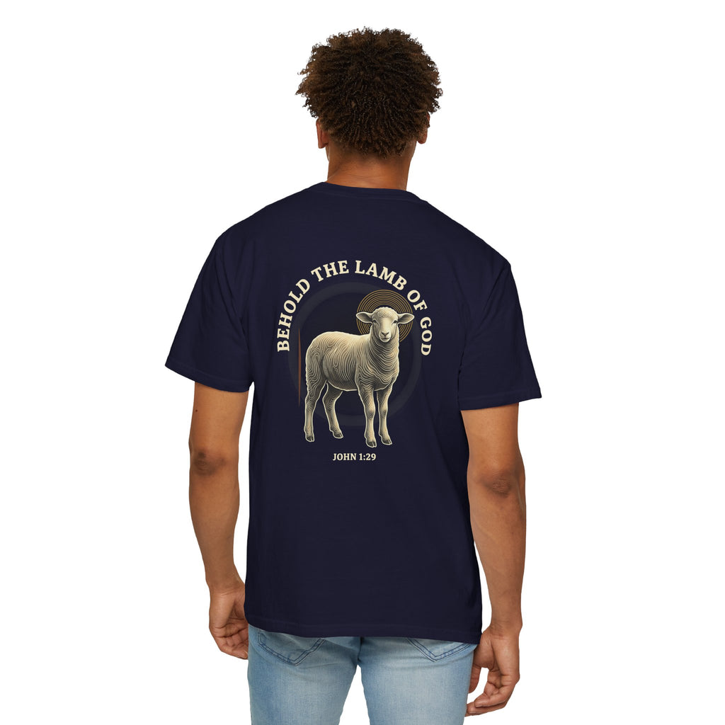 Christian Cross & ‘Behold the Lamb of God’ T-Shirt