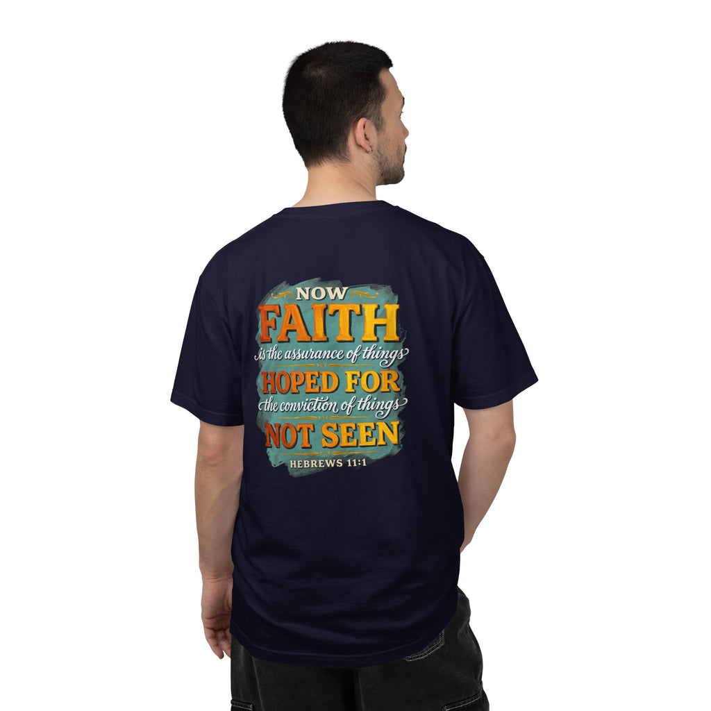 Faith Quote T-Shirt – "Now Faith...Hoped For, Not Seen" Christian Tee