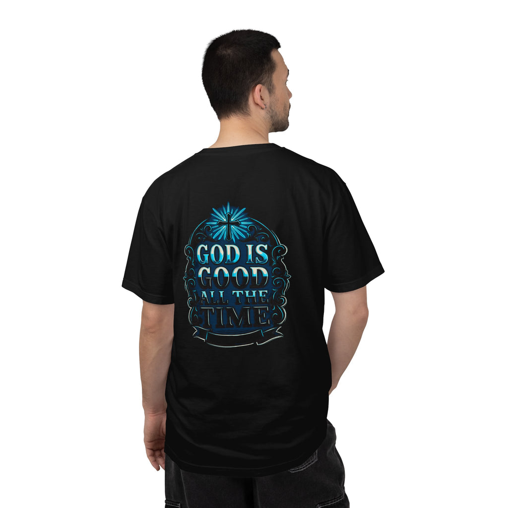 Christian T-Shirt — "God Is Good All The Time" Cross Graphic