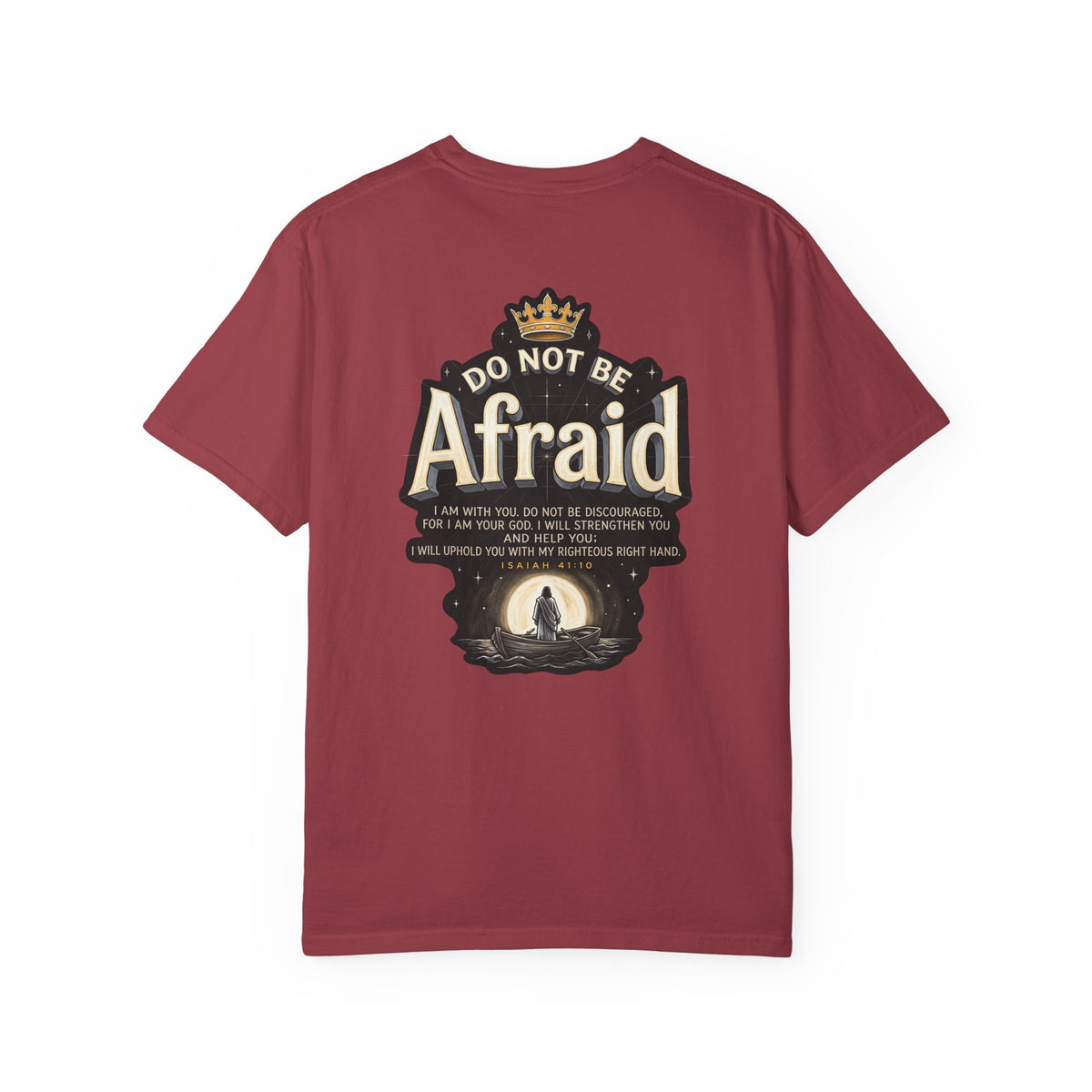 T-Shirt — "Do Not Be Afraid" Cross Graphic