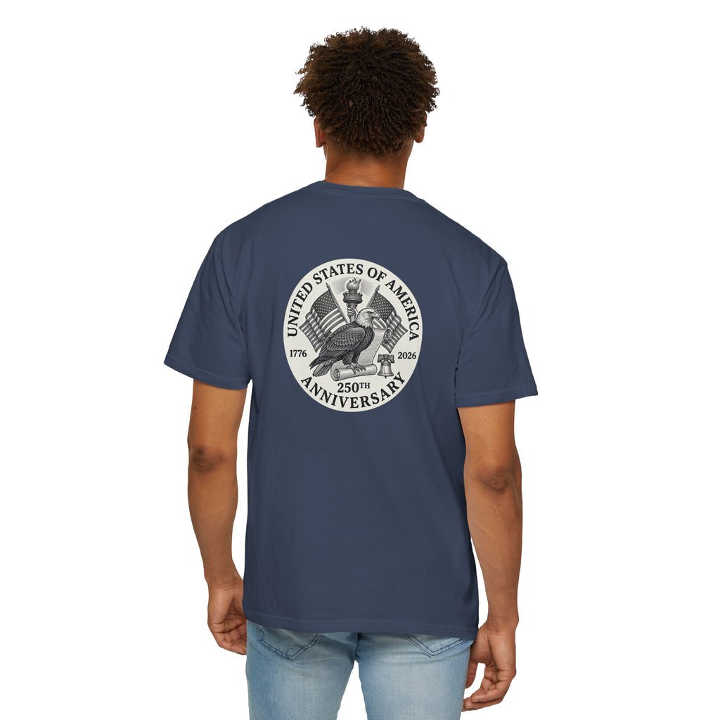 America 250th Anniversary T‑Shirt — Vintage Eagle Seal Tee