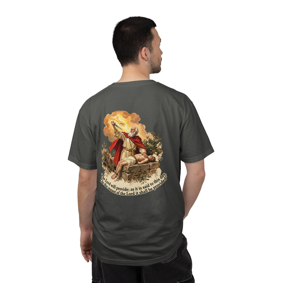 Biblical Joseph Prayer T-Shirt — 'He Will Provide' Vintage Religious Tee