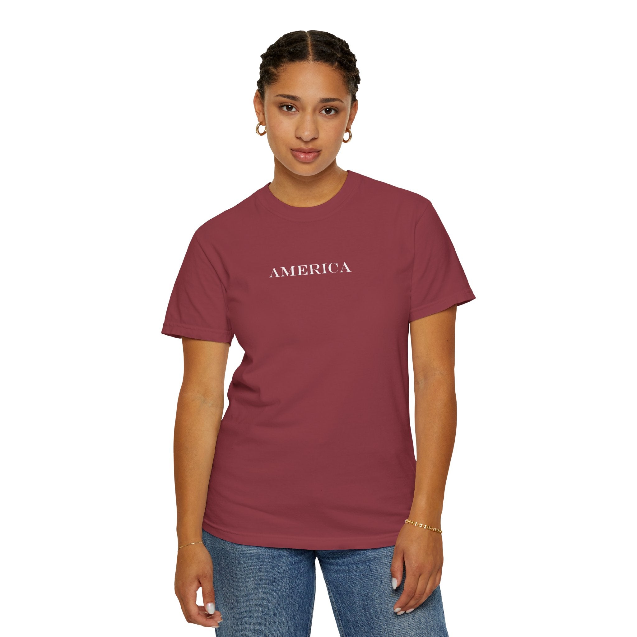 America Graphic T-Shirt — United States Statue of Liberty Patriotic Tee