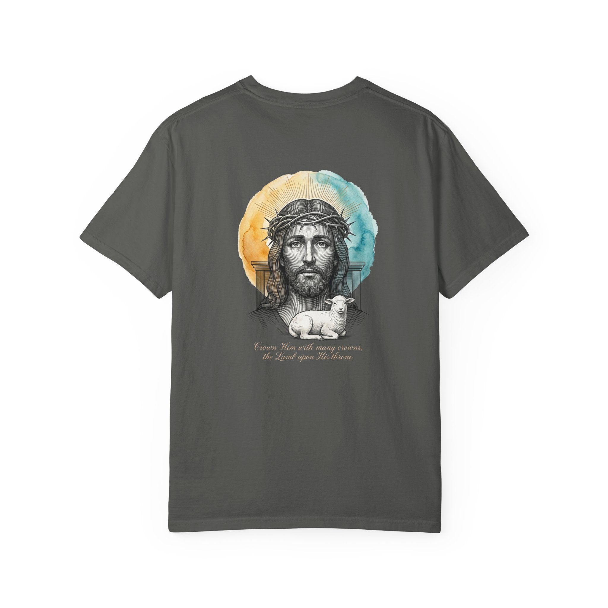 Christian Cross T-Shirt — Jesus with Lamb Graphic Tee