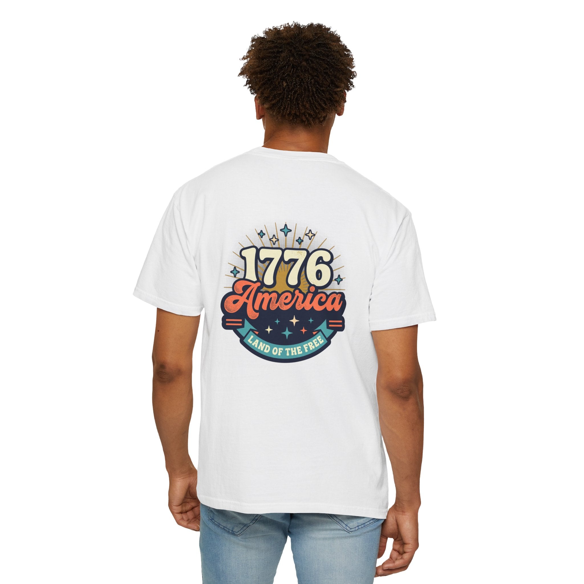 America 1776 Graphic T-Shirt — Patriotic ‘Land of the Free’ Tee