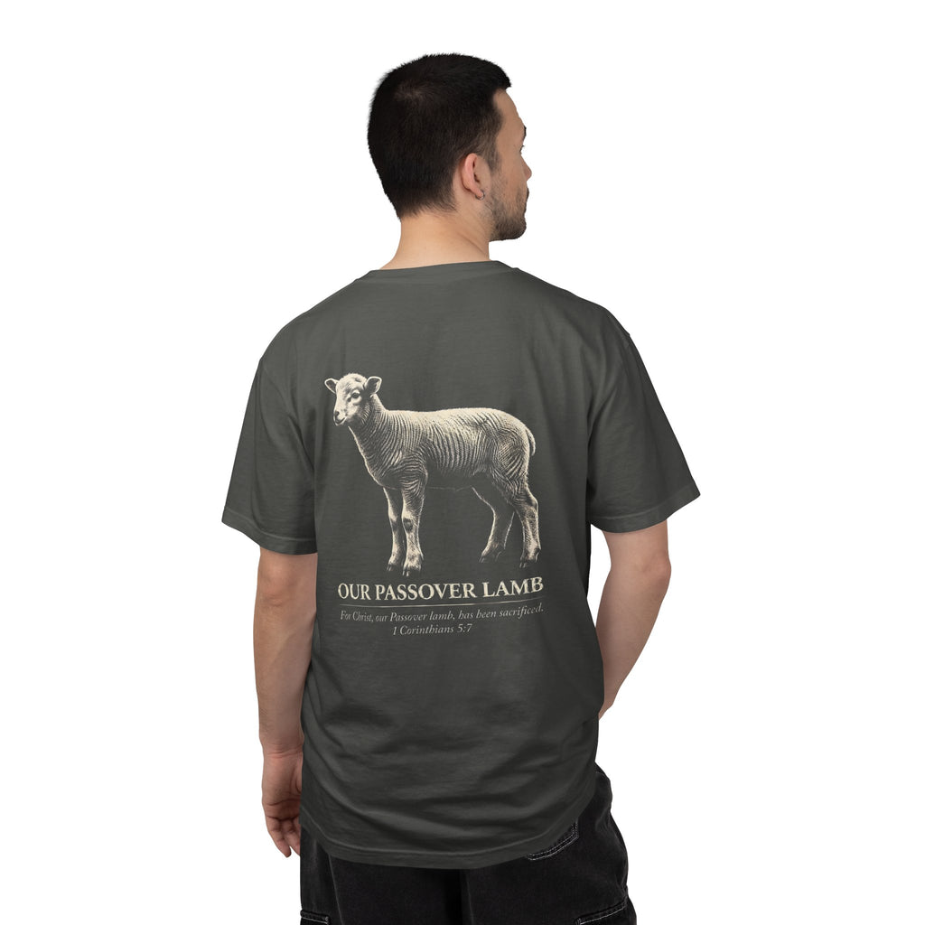 Passover Lamb T-Shirt — 'Our Passover Lamb' Religious Graphic Tee
