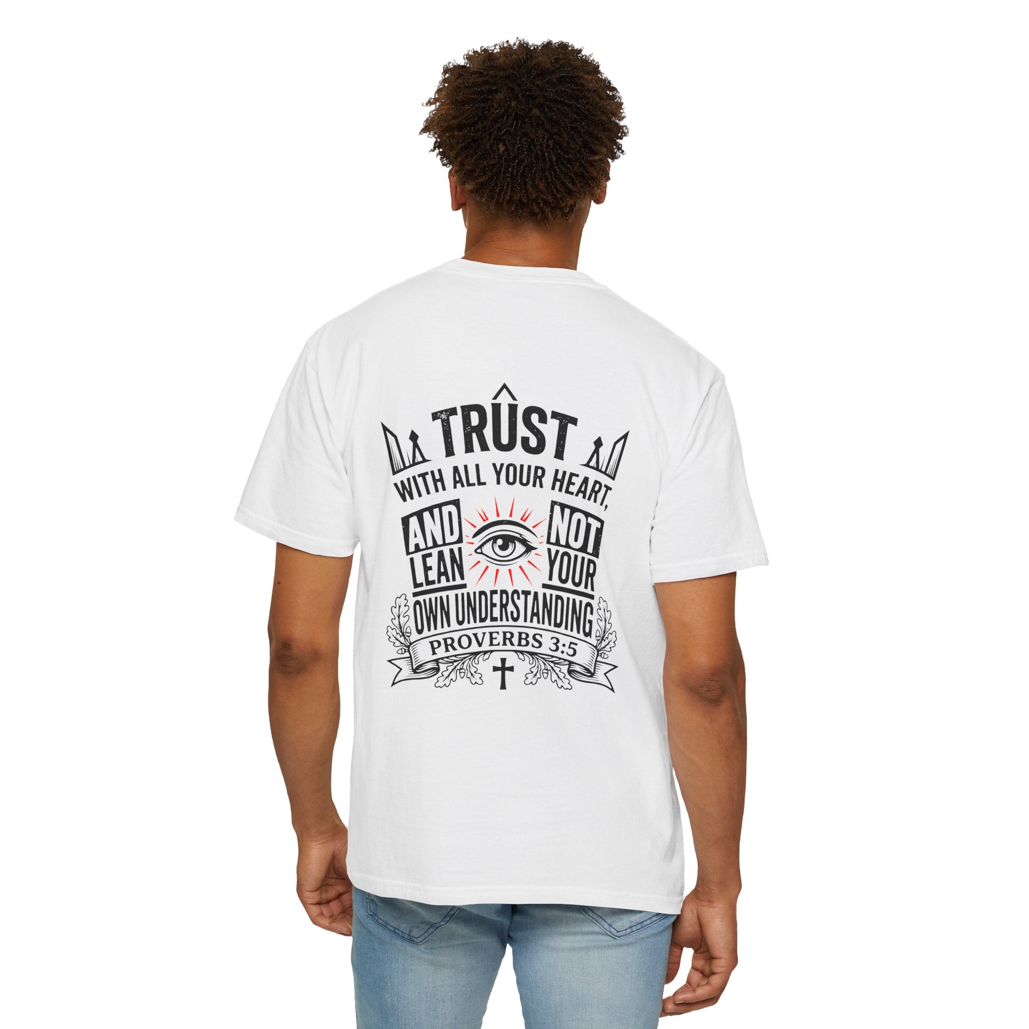Proverbs 3:5 Cross T-Shirt — "Trust in the Lord" Christian Tee
