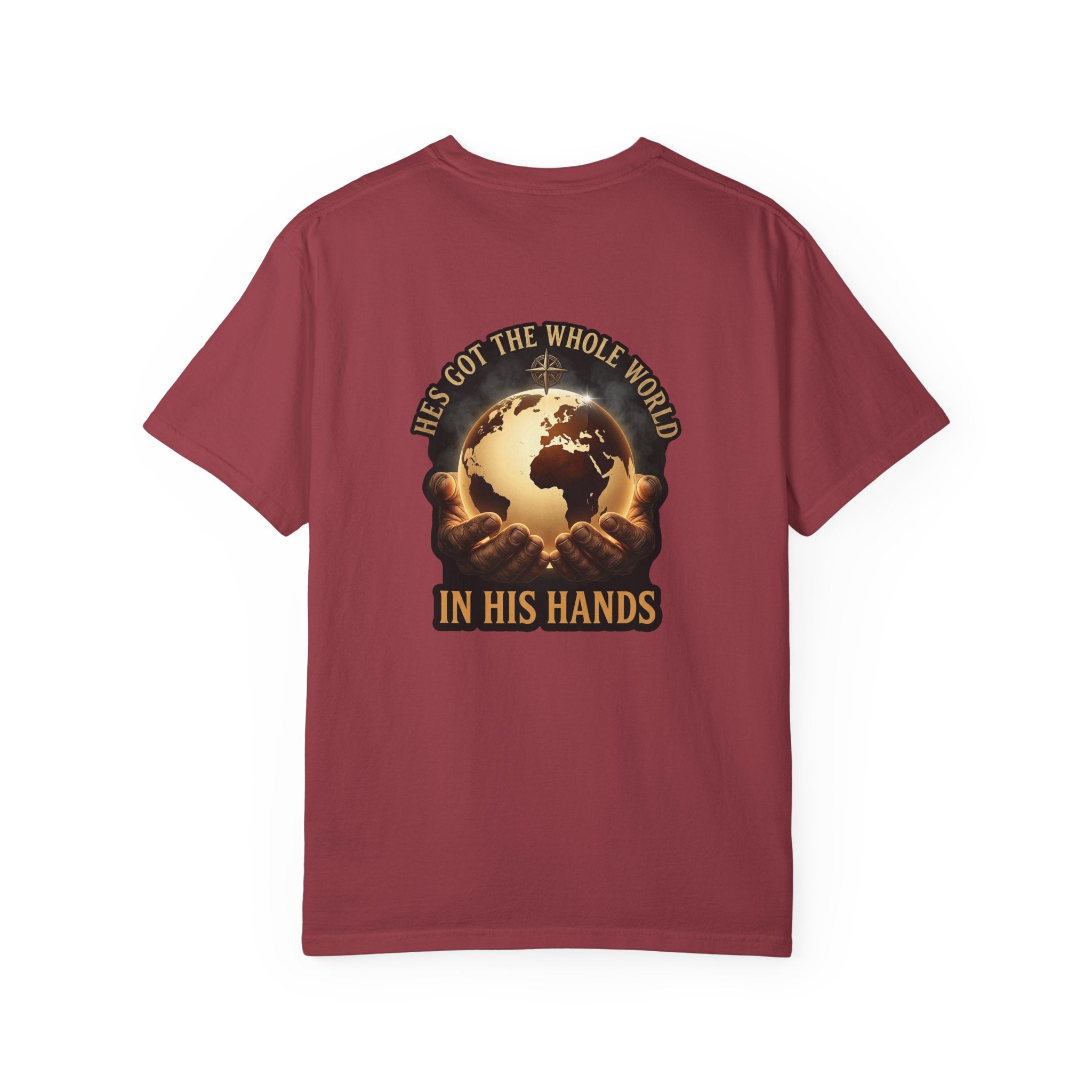 Christian Cross T-Shirt — "He’s Got the Whole World in His Hands" Graphic Tee