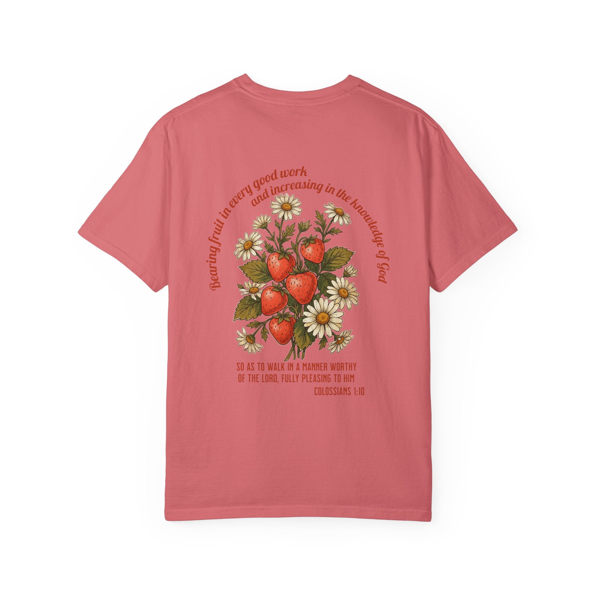 Floral Cross Tee — 'Seeds of a Very Good Work' Christian Graphic T-Shirt