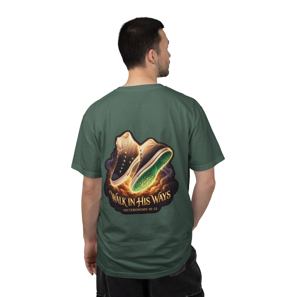 Christian Cross T-Shirt — 'Walk in His Ways' Graphic Tee