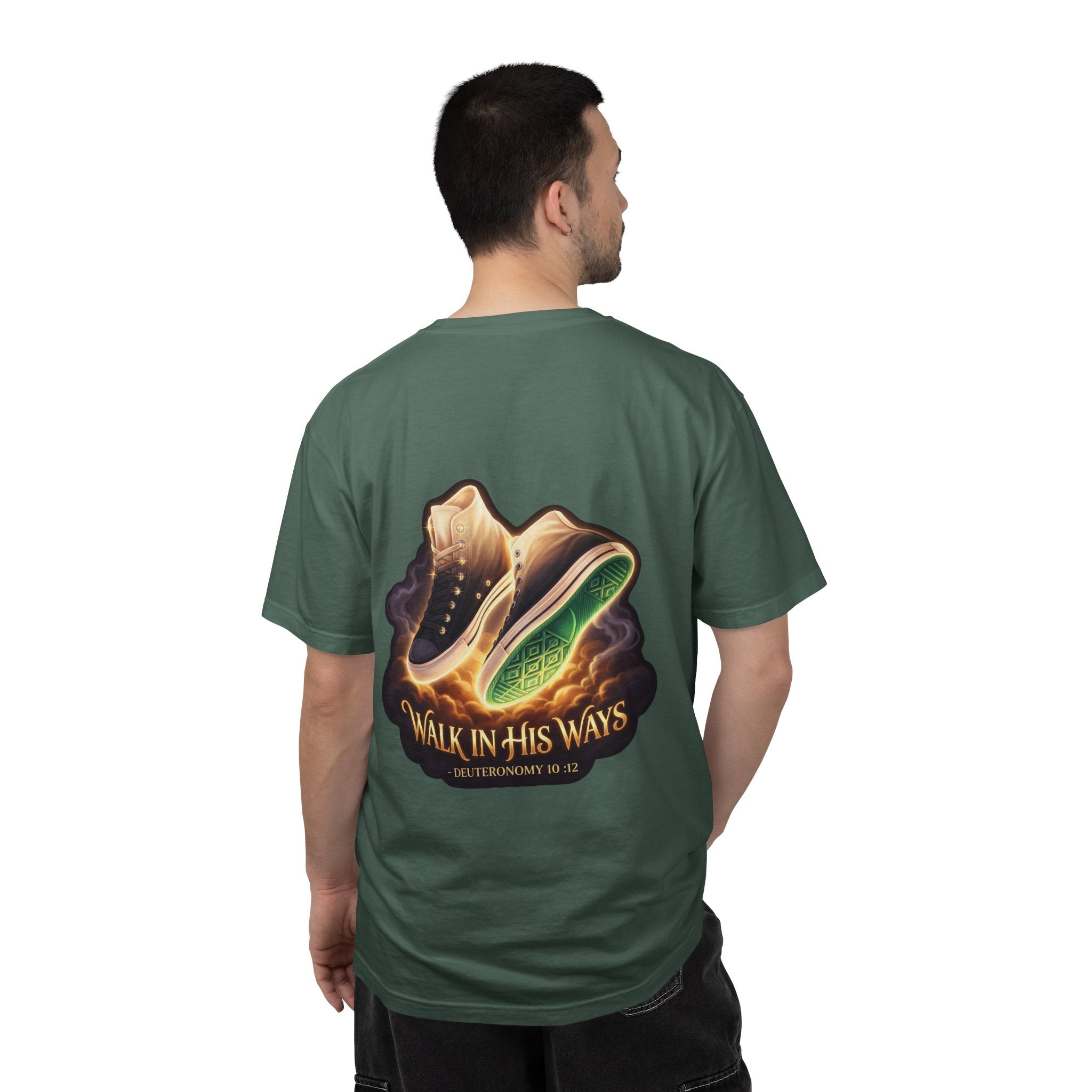 Christian Cross T-Shirt — 'Walk in His Ways' Graphic Tee