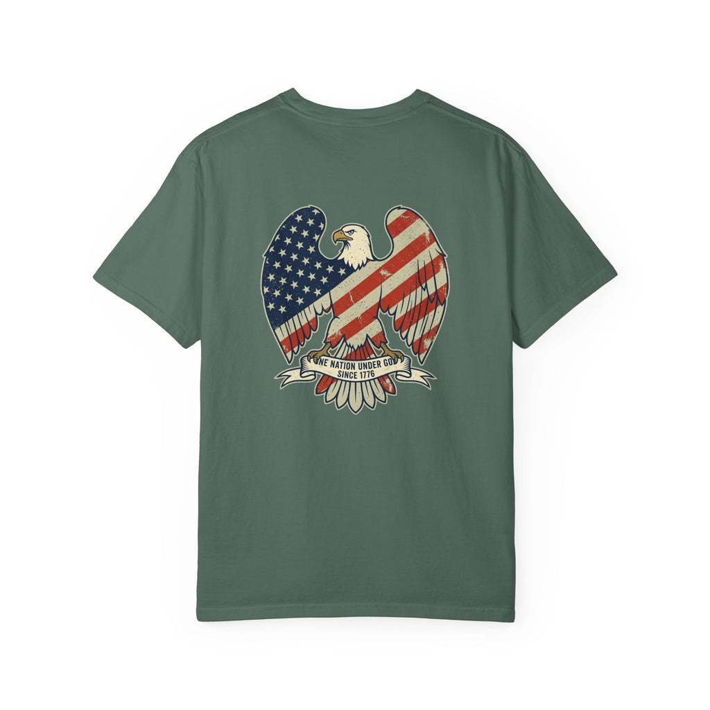 One Nation 02 T-shirt | Christian Cross Tee