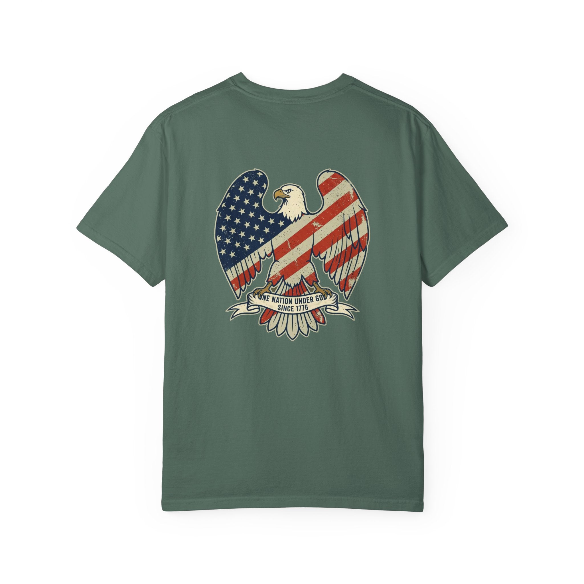 One Nation 02 T-shirt | Christian Cross Tee