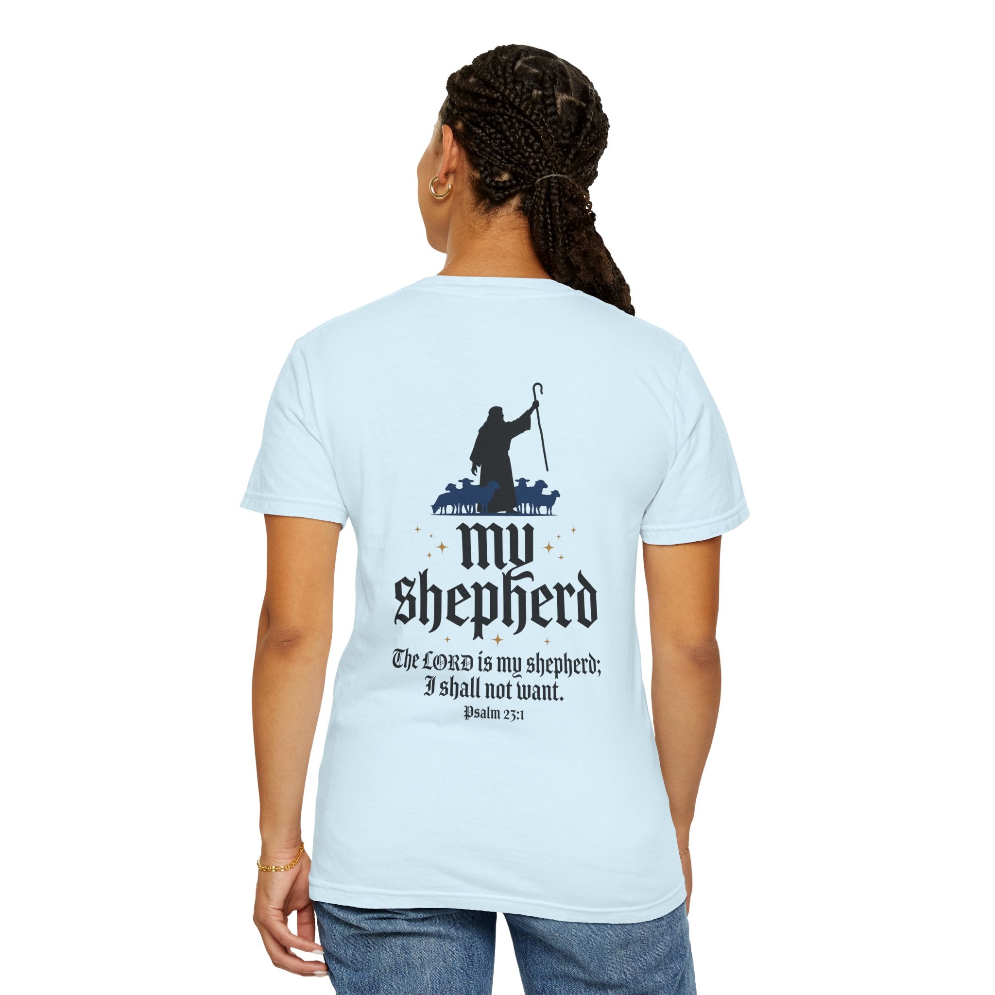 My Shepherd T-Shirt — Psalm 23 Christian Cross Tee