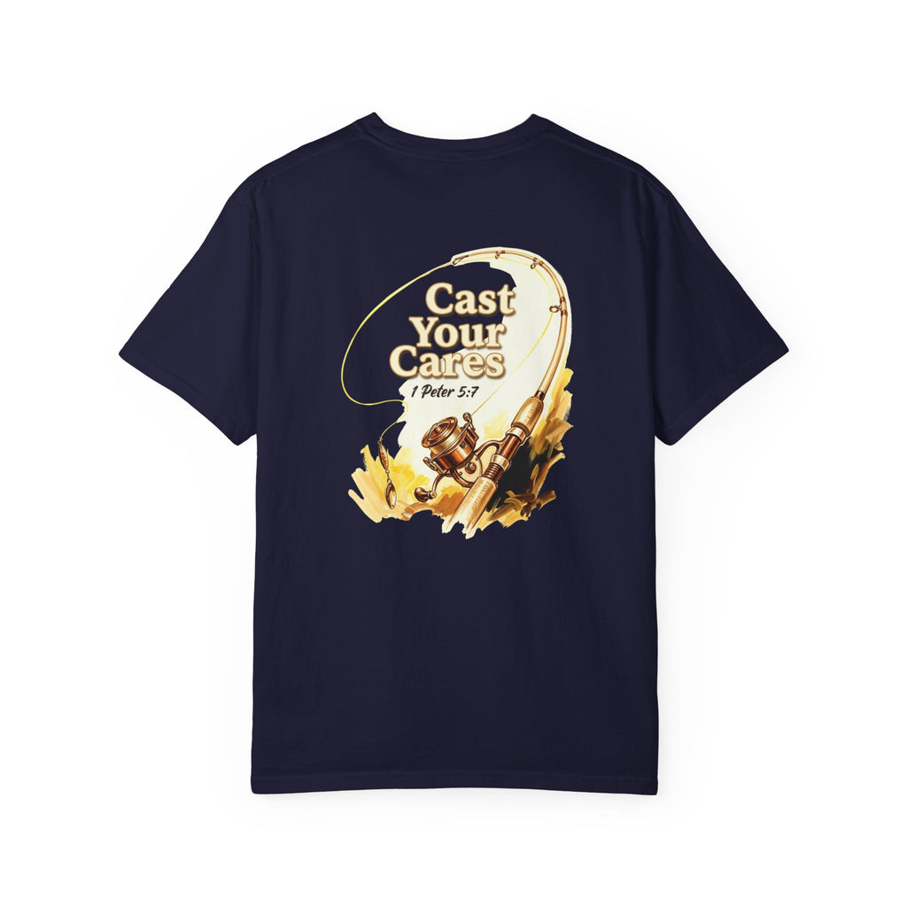 Cast your cares T-shirt | Christian Cross Tee