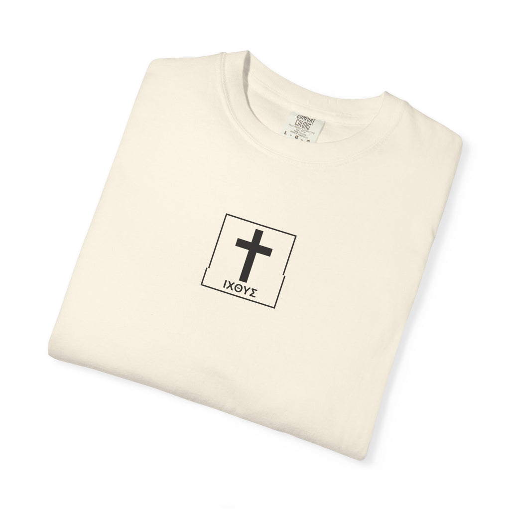 Hooked on Jesus T-Shirt — Christian Faith Graphic Tee (Mark 1:17)
