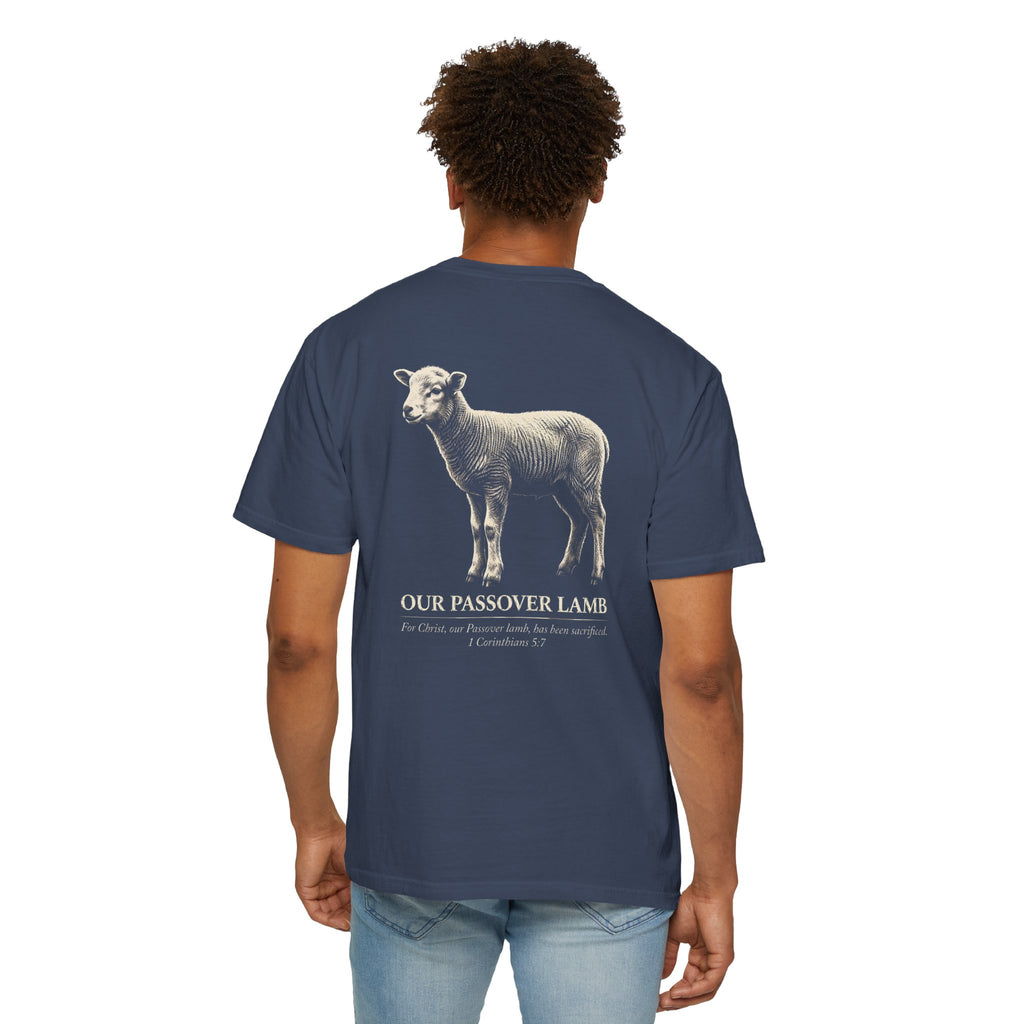Passover Lamb T-Shirt — 'Our Passover Lamb' Religious Graphic Tee