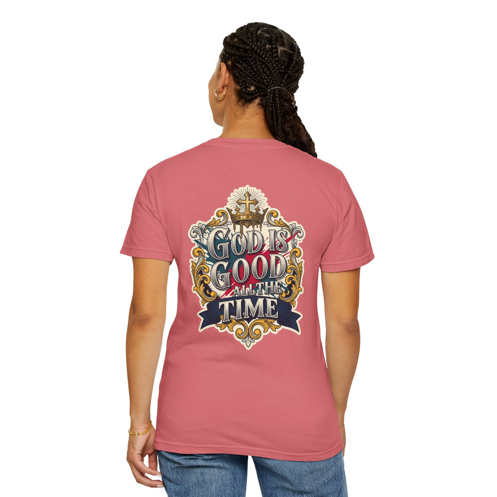 God Is Good All the Time T-Shirt — Religious Cross Graphic Tee