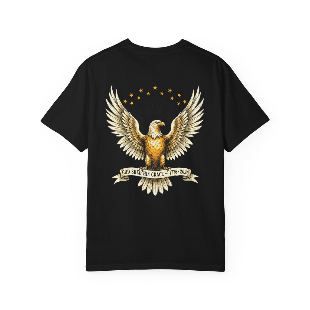 America Eagle T‑Shirt — Patriotic Eagle Graphic Tee with “America” Front Text