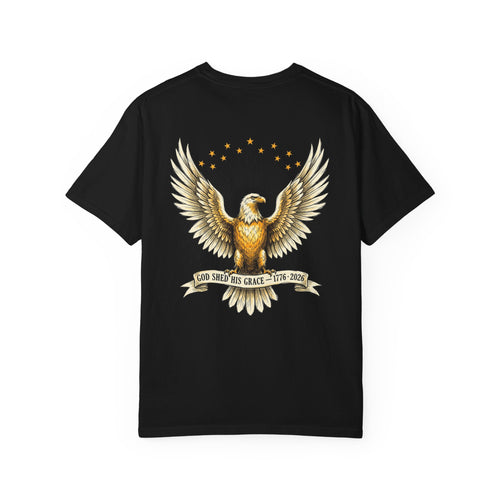 America Eagle T‑Shirt — Patriotic Eagle Graphic Tee with “America” Front Text
