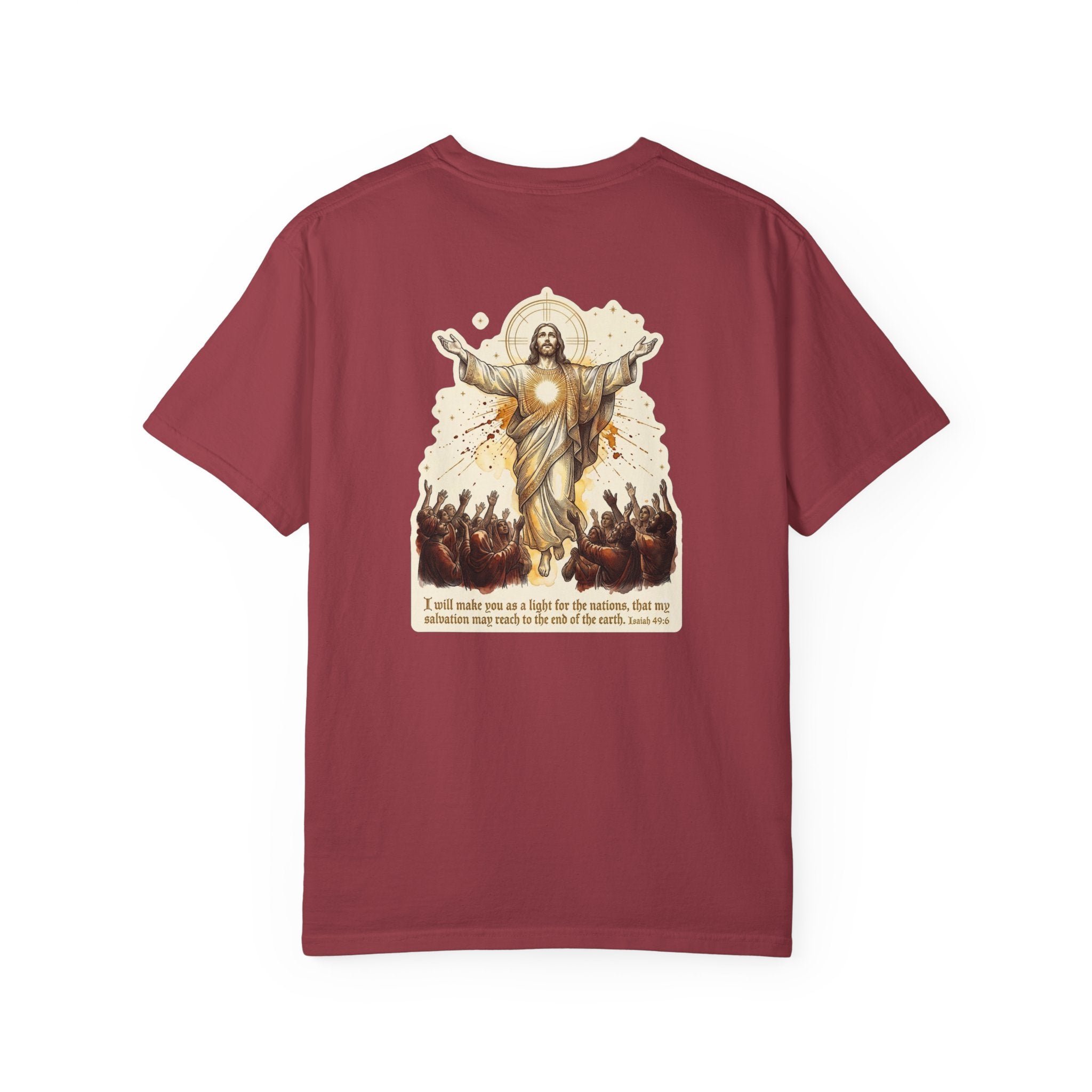 Christian Resurrection T‑Shirt — Jesus with Three Crosses Graphic