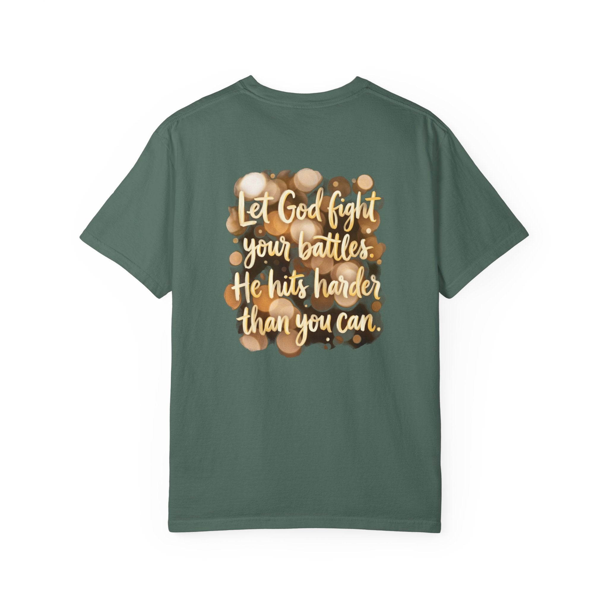 God fight your battles T-shirt | Christian Cross Tee