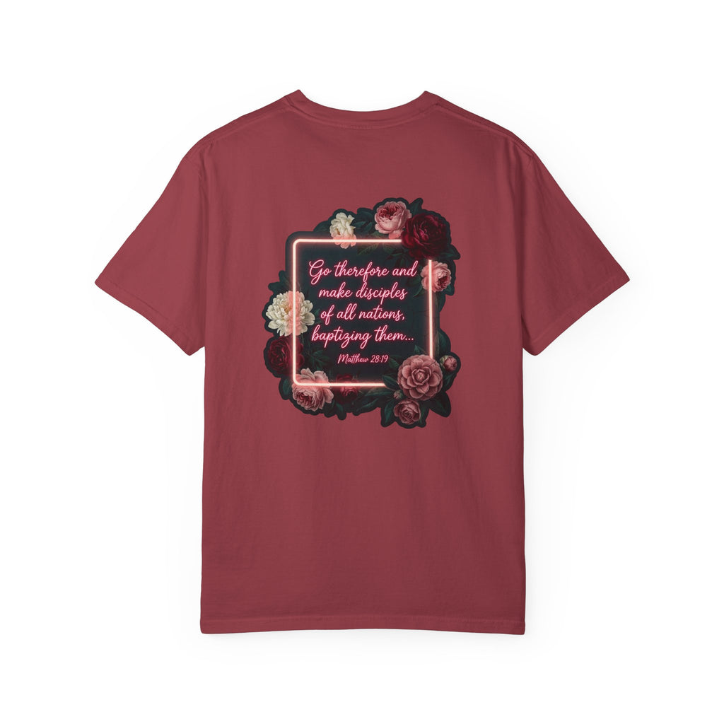 Go to all nations T-shirt | Christian Cross Tee