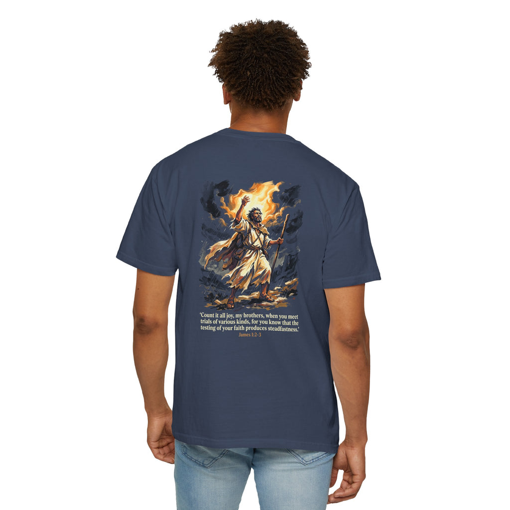 Biblical Jesus Walking on Water T-Shirt — Inspirational Scripture Graphic Tee