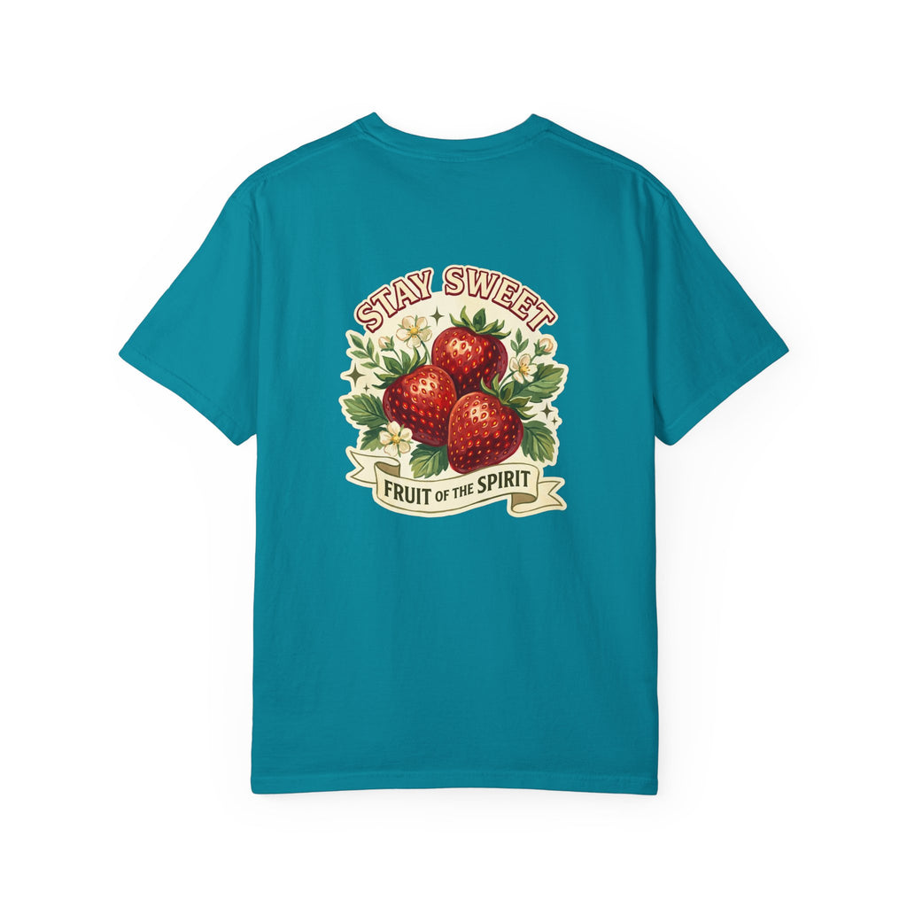 Fruit of the Spirit T‑Shirt — "Stay Sweet" Cross Graphic Tee
