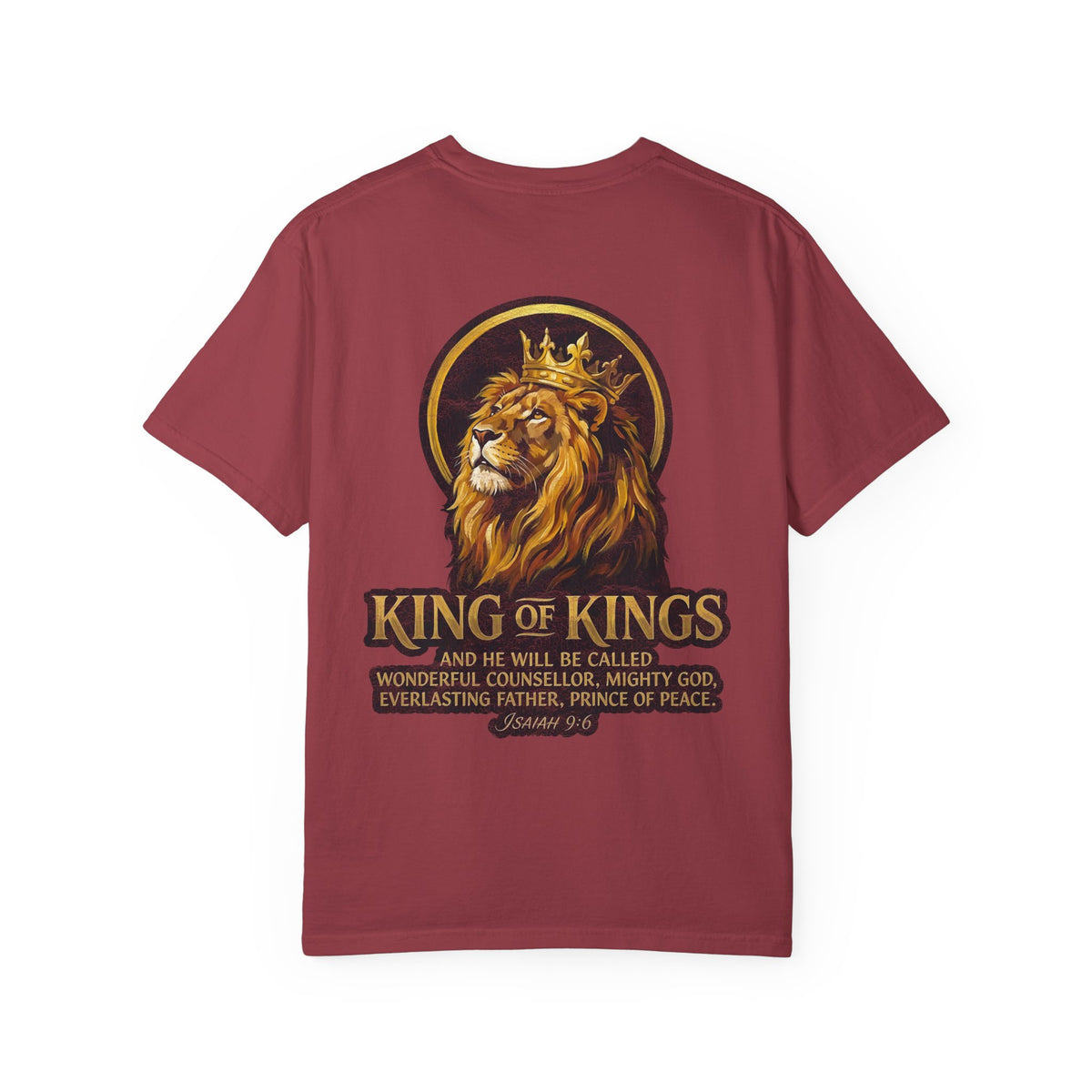 King of Kings T-Shirt — Lion Crown Christian Tee