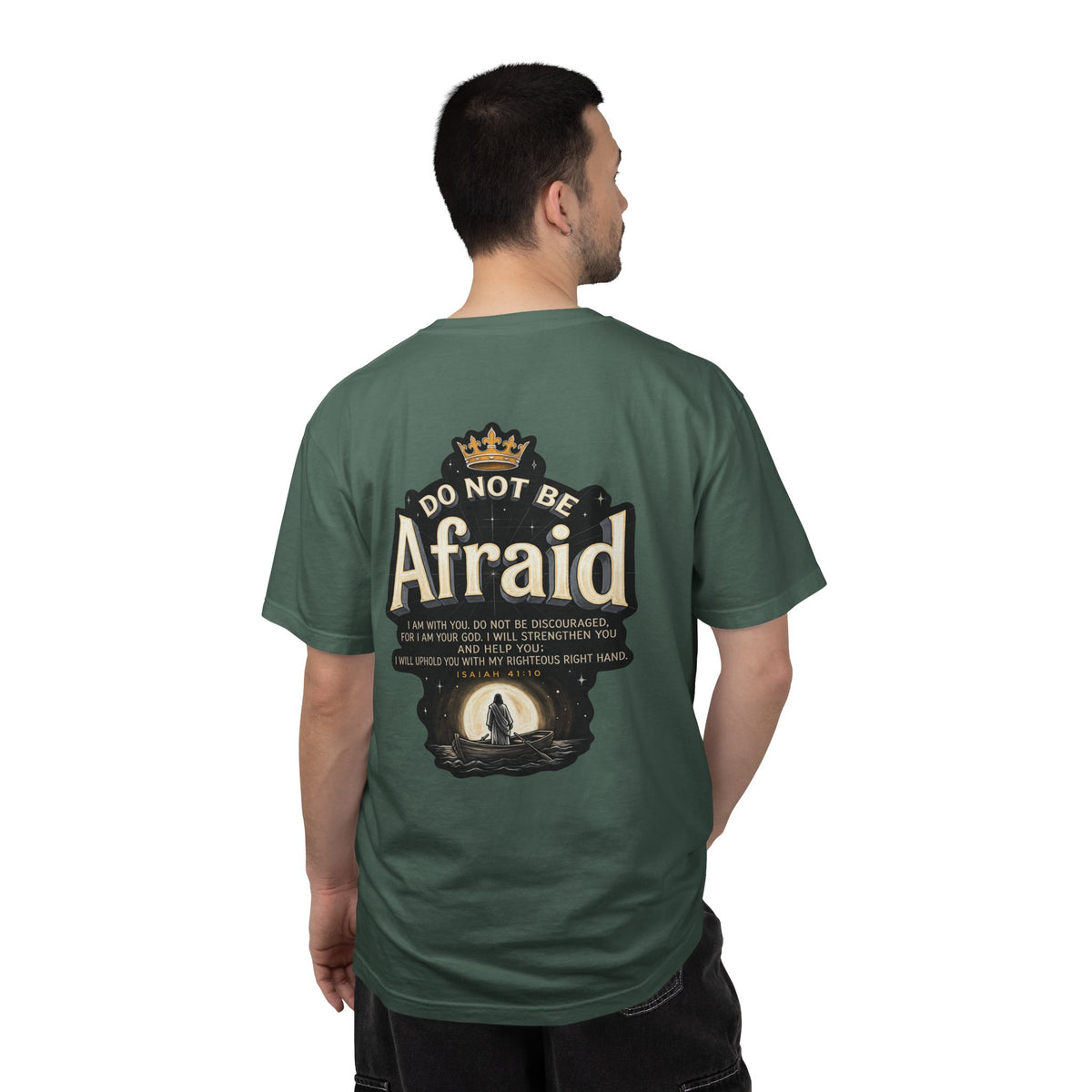 T-Shirt — "Do Not Be Afraid" Cross Graphic