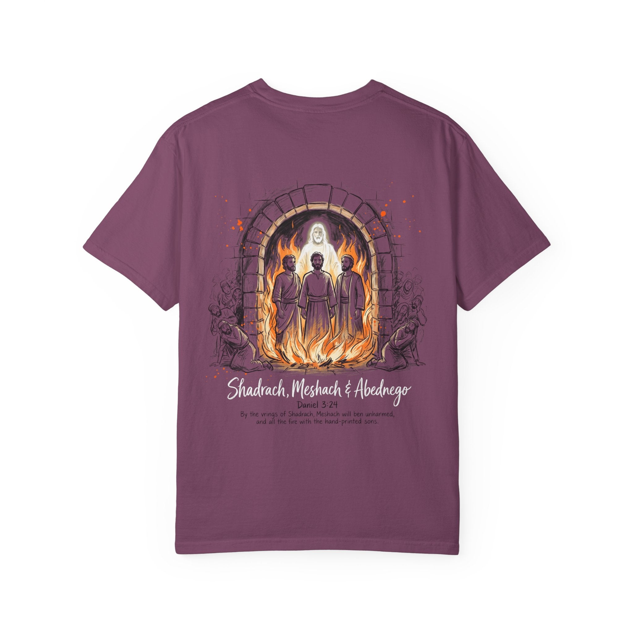 Faith T-Shirt — Shadrach, Meshach & Abednego Fiery Furnace Graphic Tee