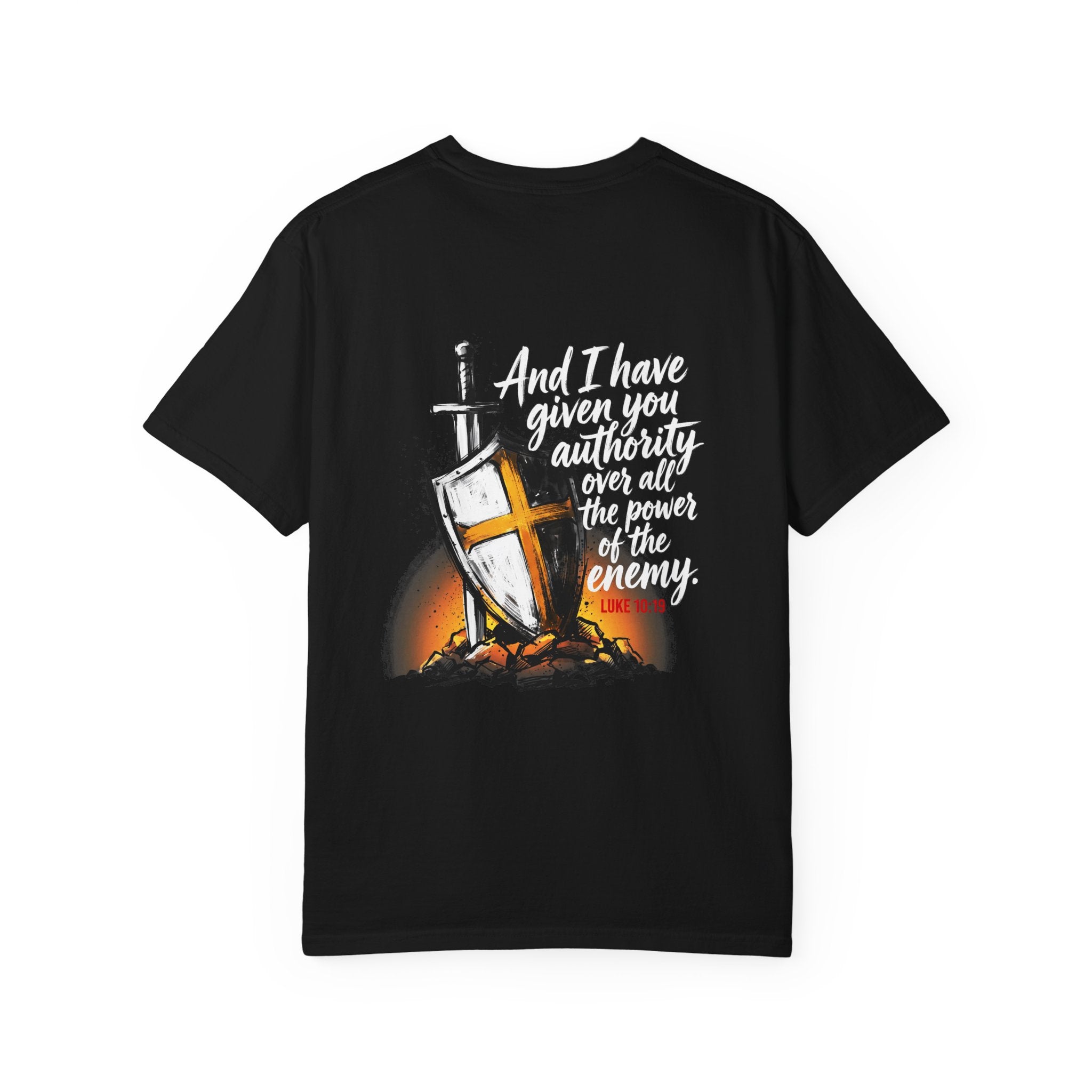 Christian Cross T-Shirt — 'I Have Given You Authority' Graphic Tee