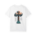 Christian Cross T-Shirt — 'God Is King' Back Graphic Tee