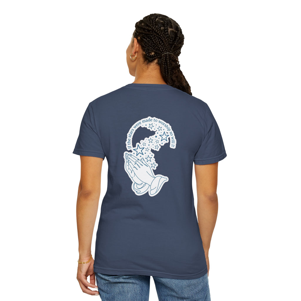 Praying Hands Cross T‑Shirt — Christian Faith Graphic Tee