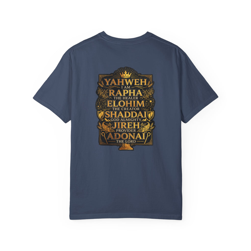 Faith Names T-Shirt — Yahweh I Am Back Graphic Tee