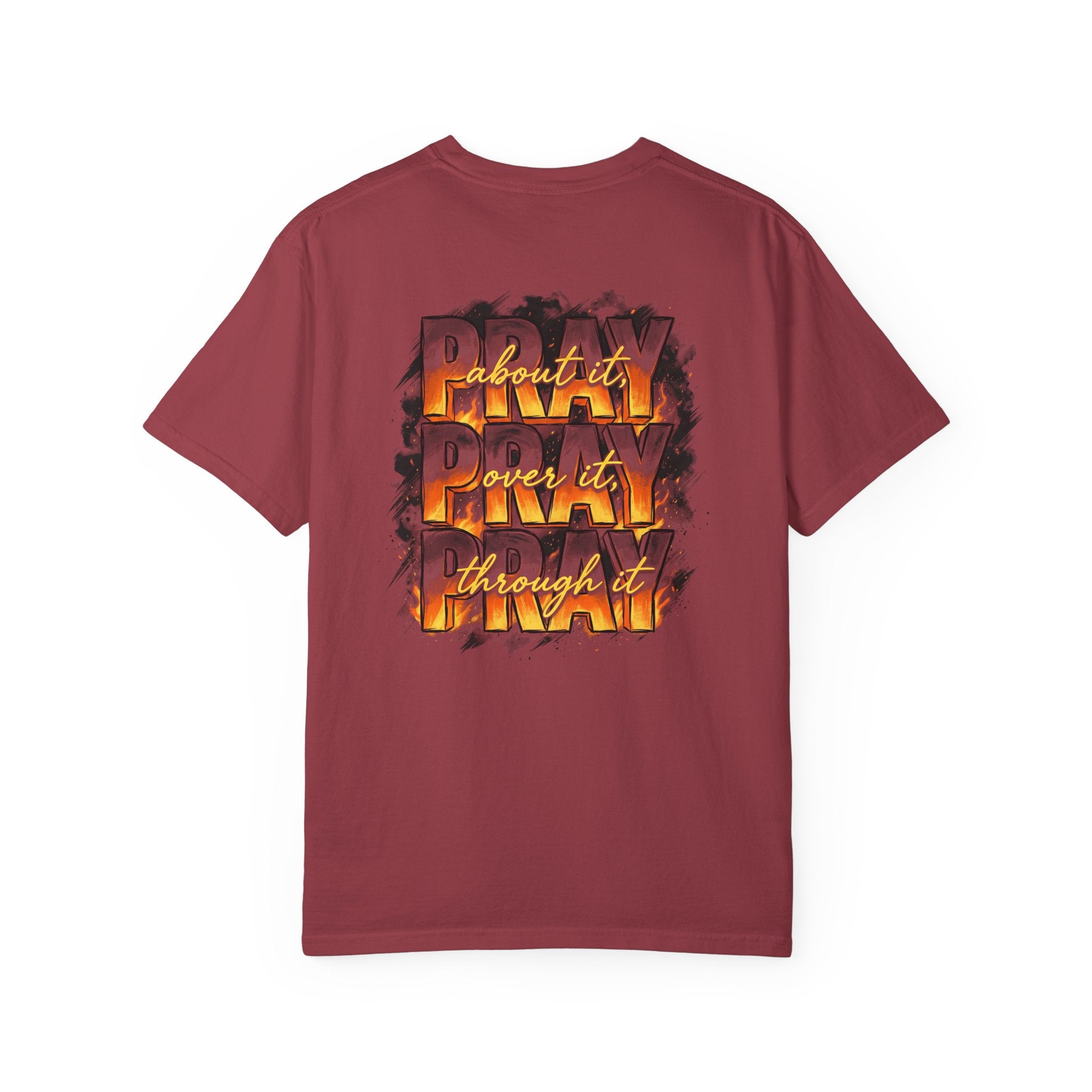 Pray about it T-shirt | Christian Cross Tee ALT COLOR