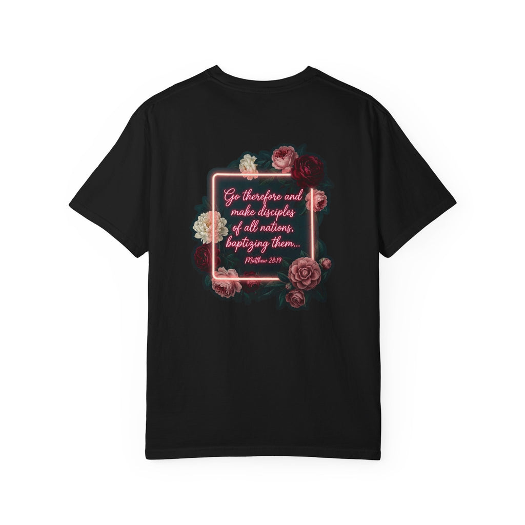 Go to all nations T-shirt | Christian Cross Tee