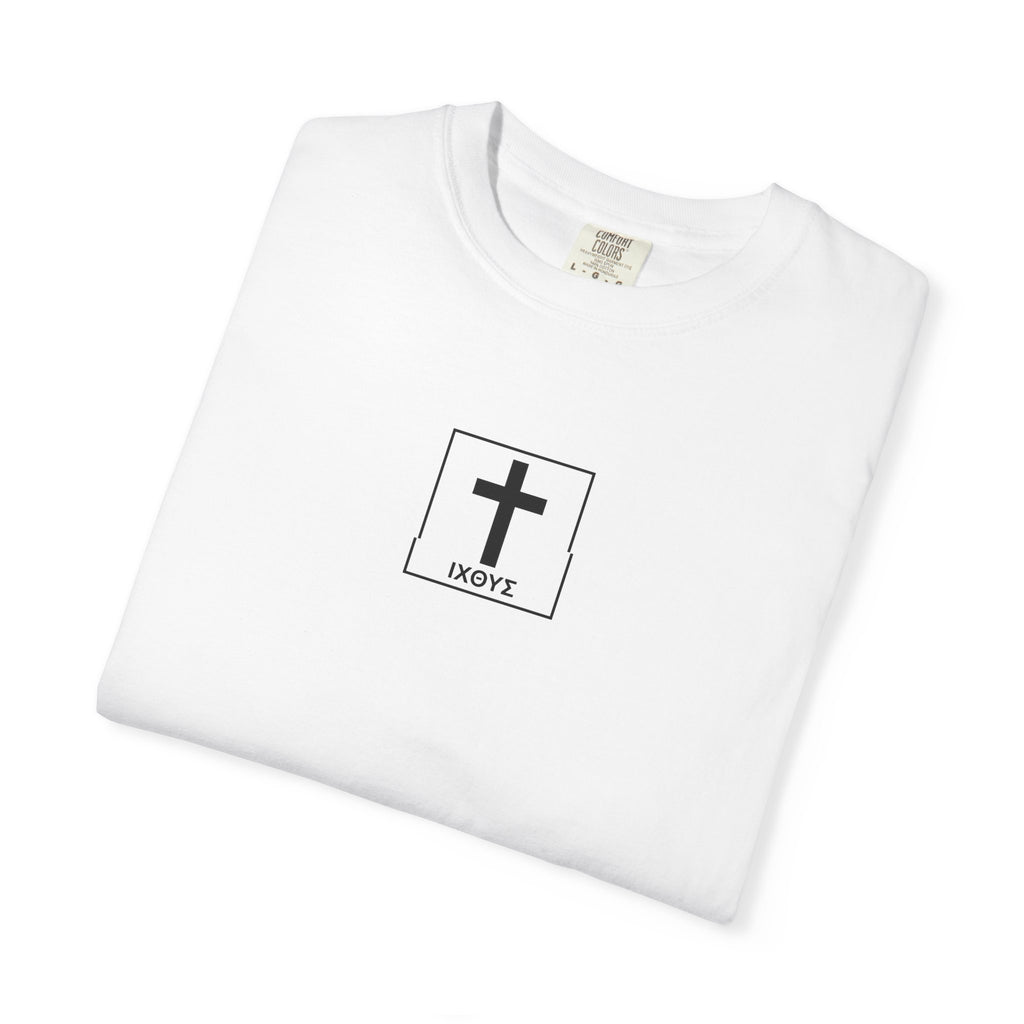Hooked on Jesus T-Shirt — Christian Faith Graphic Tee (Mark 1:17)