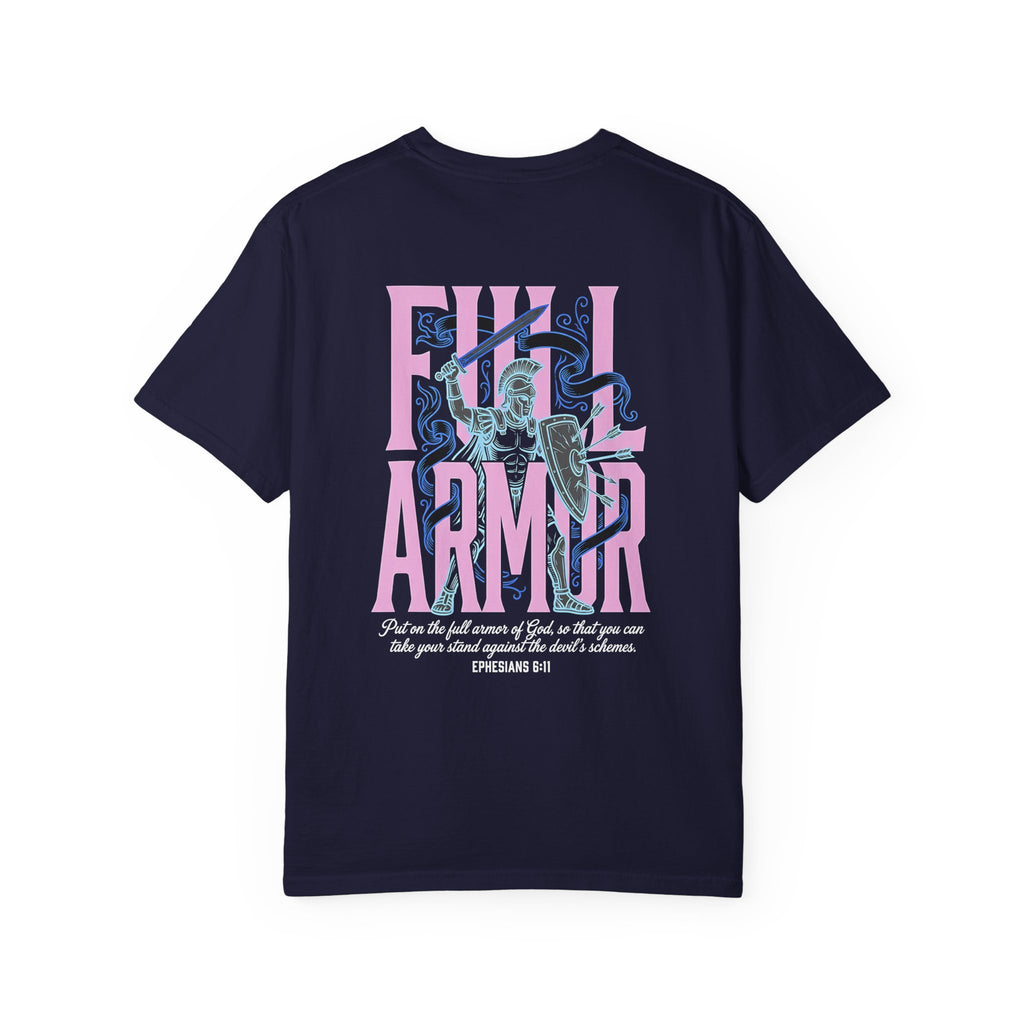Full Armor T-Shirt — Christian Cross Graphic Tee (Ephesians 6:11)