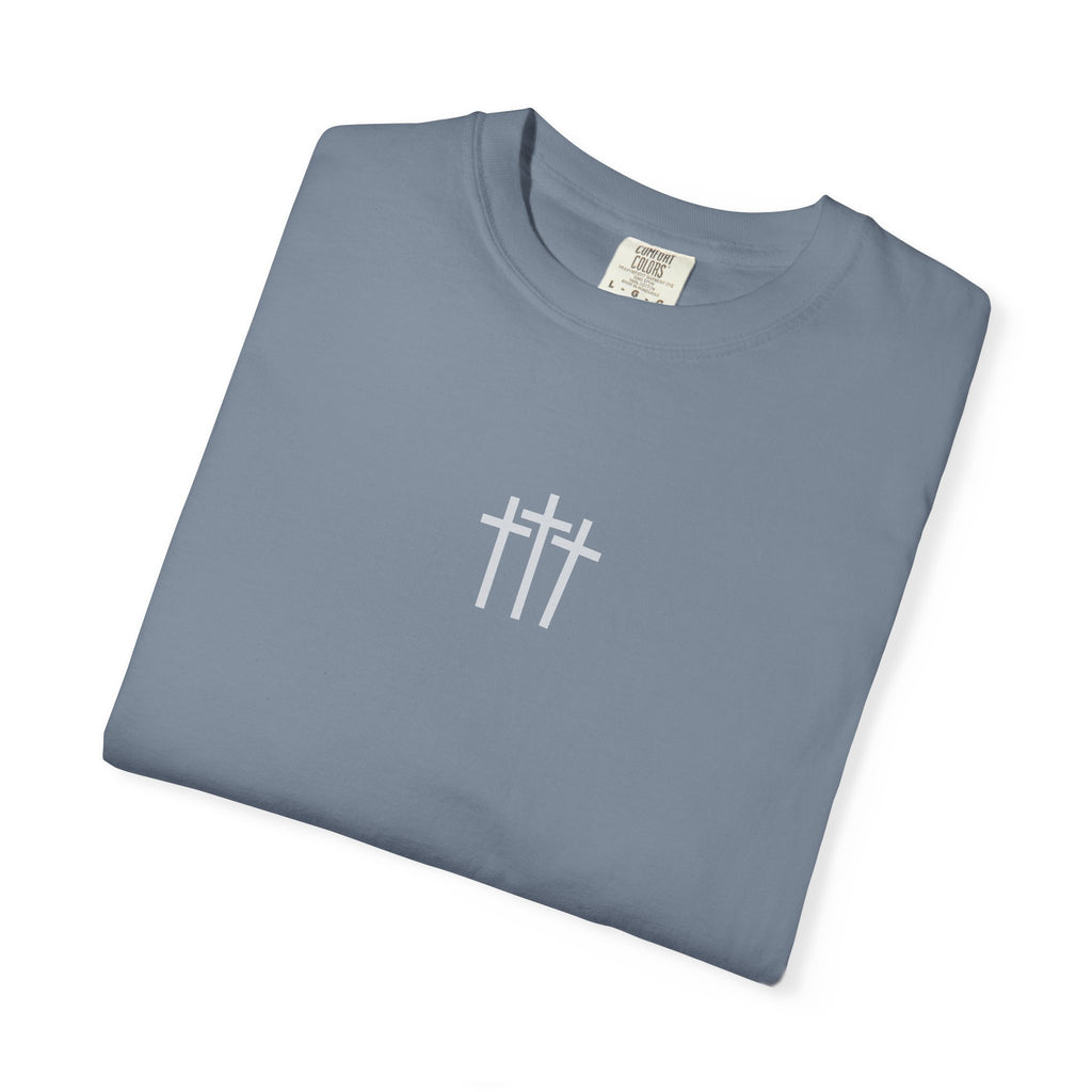 Jesus Is King T-Shirt — Three Crosses Graphic Christian Tee