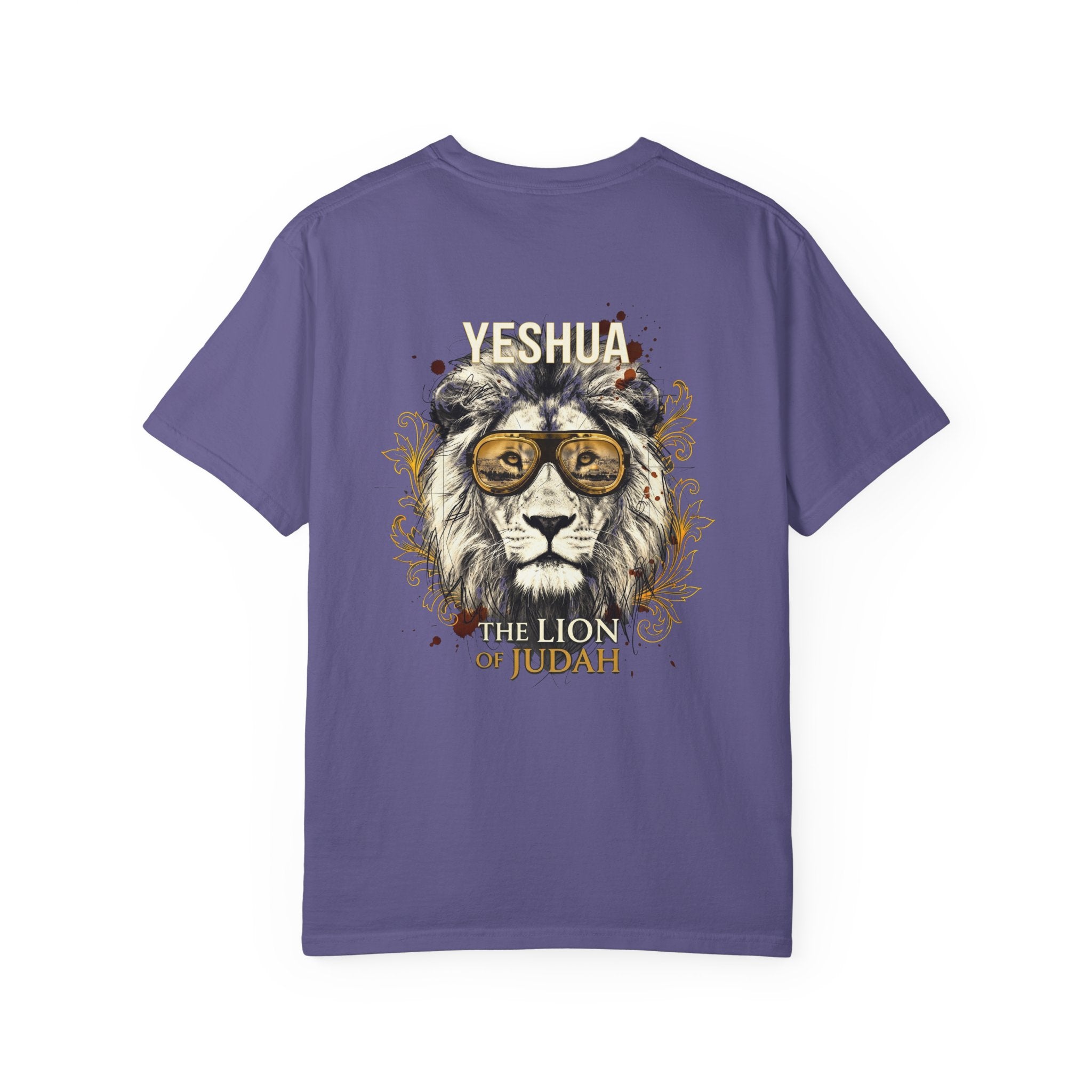 Yeshua Lion of Judah T-Shirt — Christian Cross Graphic Tee
