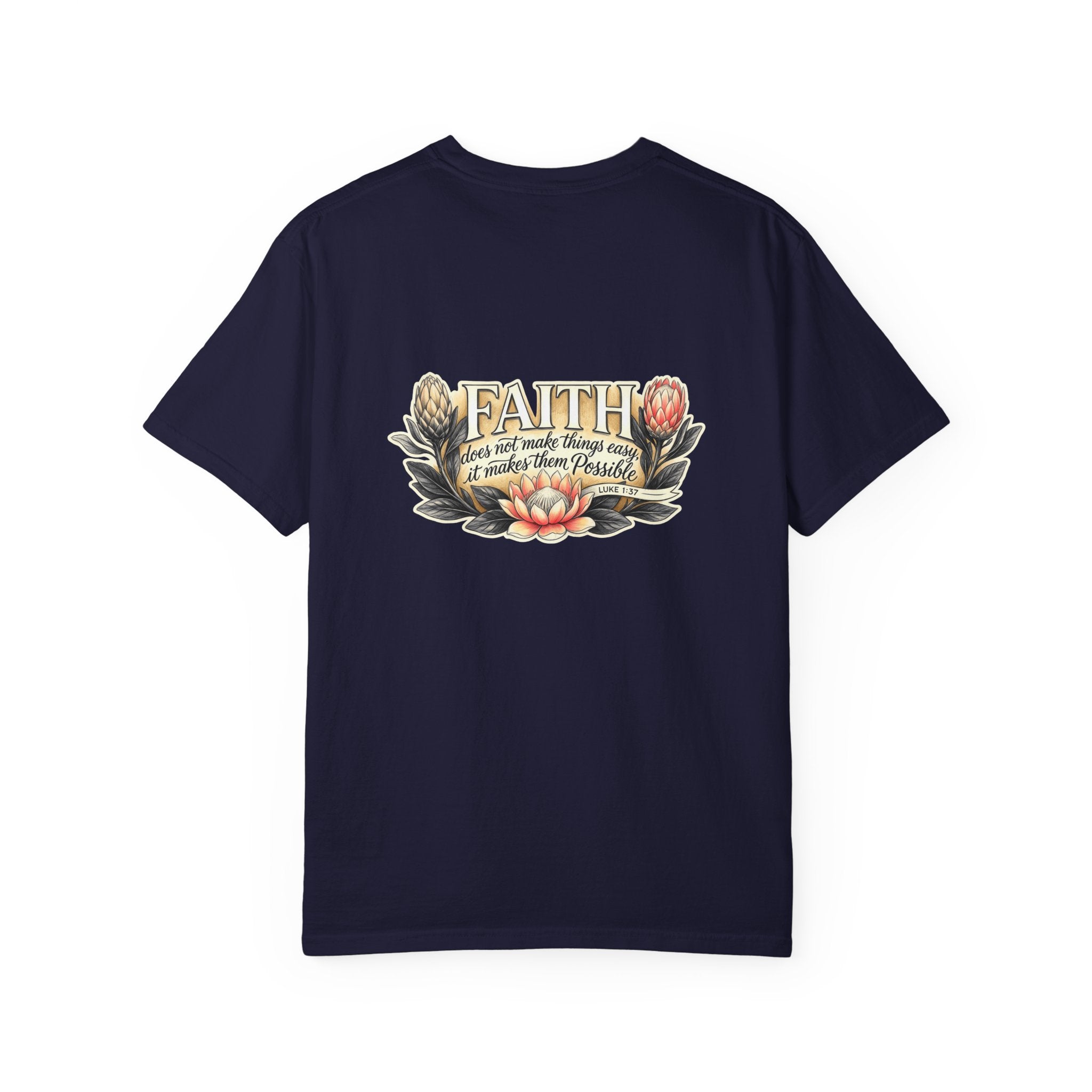 Faith 2 Christian Cross T-Shirt — "I Surrender All" Vintage Faith Graphic Tee