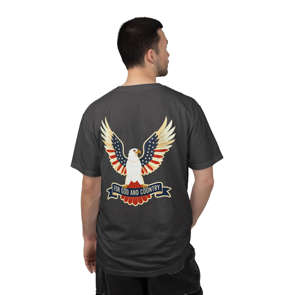 Patriotic Eagle 'America - For God and Country' T-Shirt