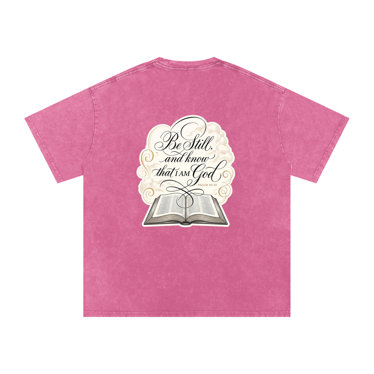 I AM Snow Washed Oversized Cotton T-Shirt