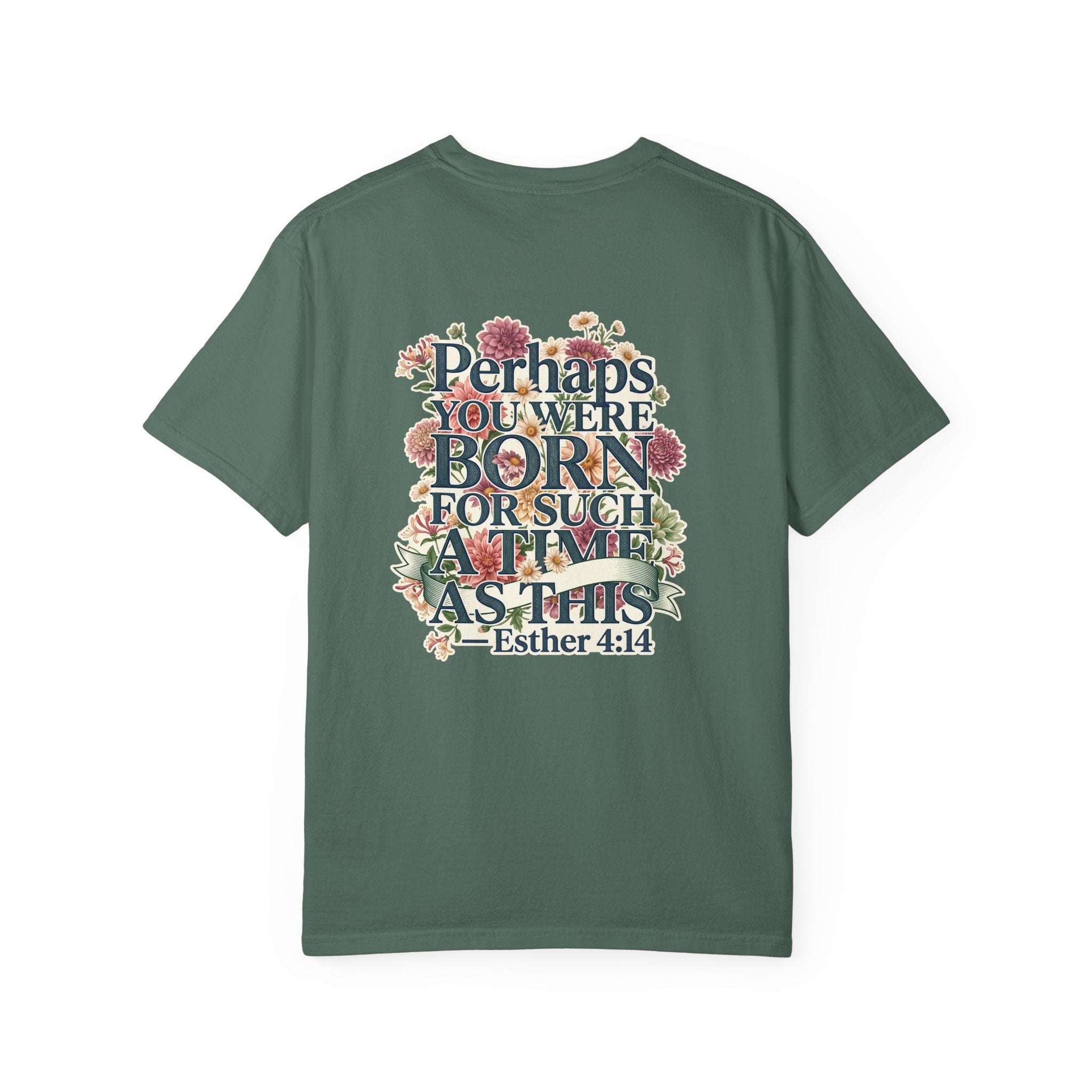 Born for this time Christian Cross T-Shirt — "I Surrender All" Vintage Faith Graphic Tee