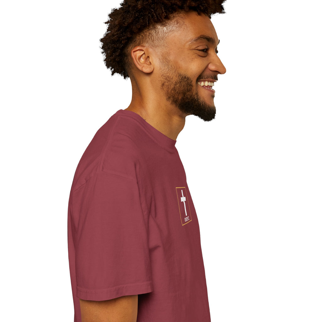 Christian Cross T-Shirt — "Follow Me and I Will Make You Fishers of Men" Back Graphic
