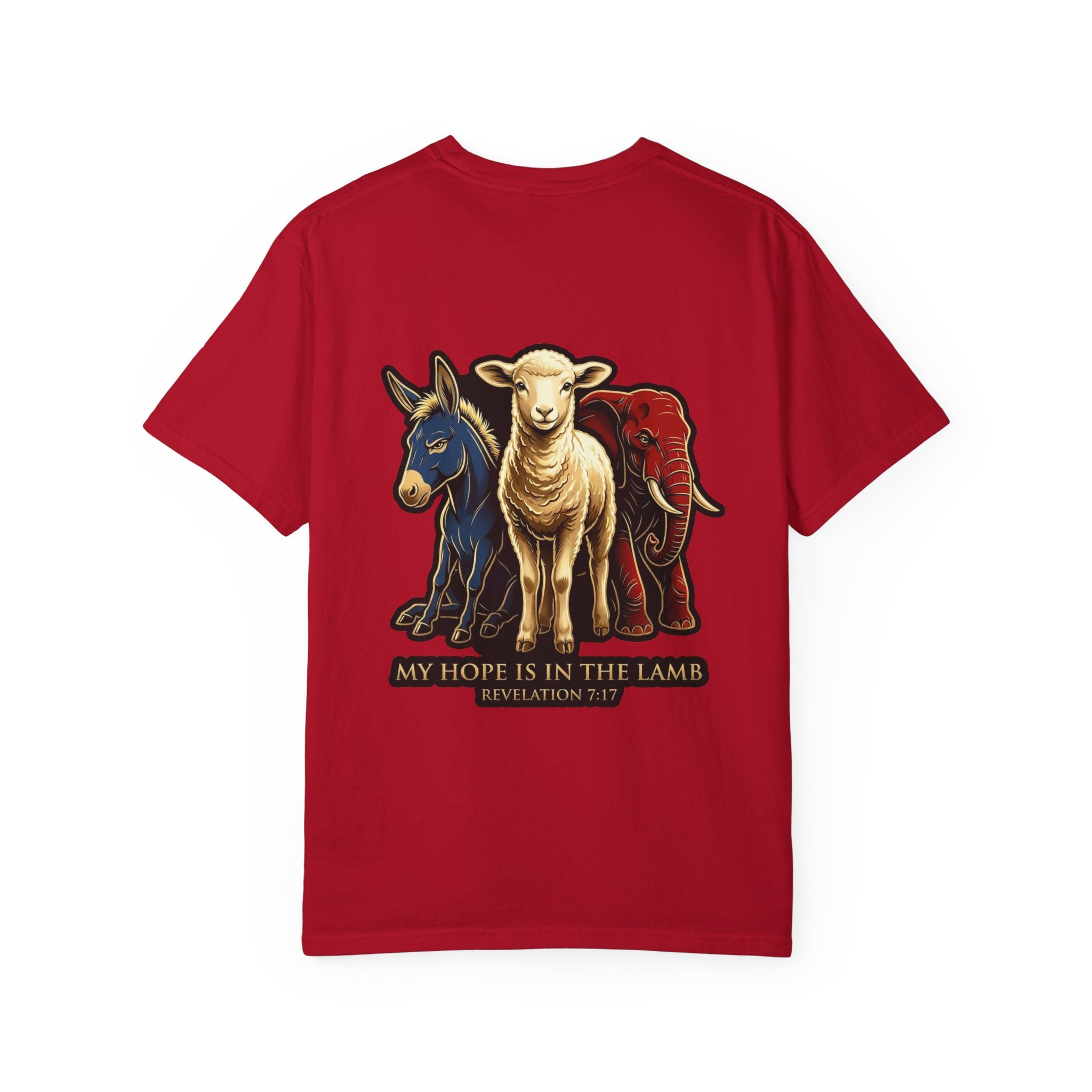 Christian Lamb Tee — "My Hope Is In The Lamb" Graphic T-Shirt